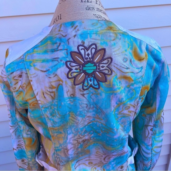 HARLEY-DAVIDSON Los Cabos White Mesh Functional Reflective Riding Jacket Sz S - Picture 13 of 16